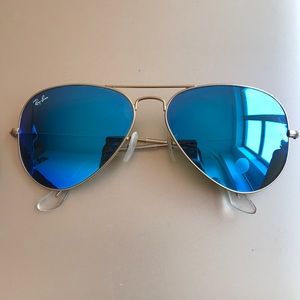 Ray Ban Aviator Flash Lenses Blue